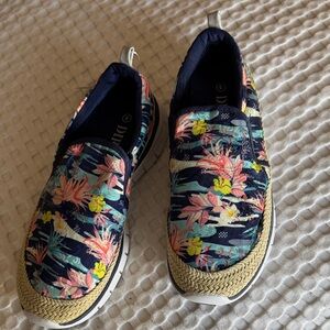 Floral Slip-On Sneakers